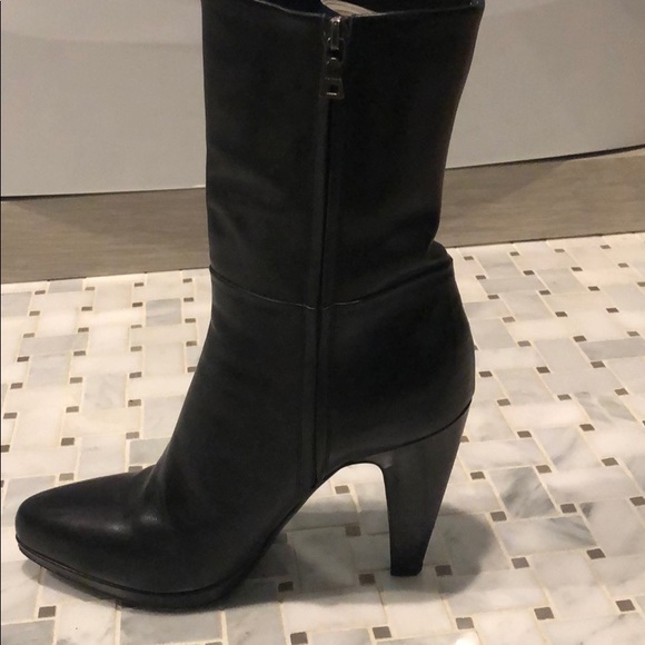 Classic Prada mid calf black booties - Picture 3 of 5